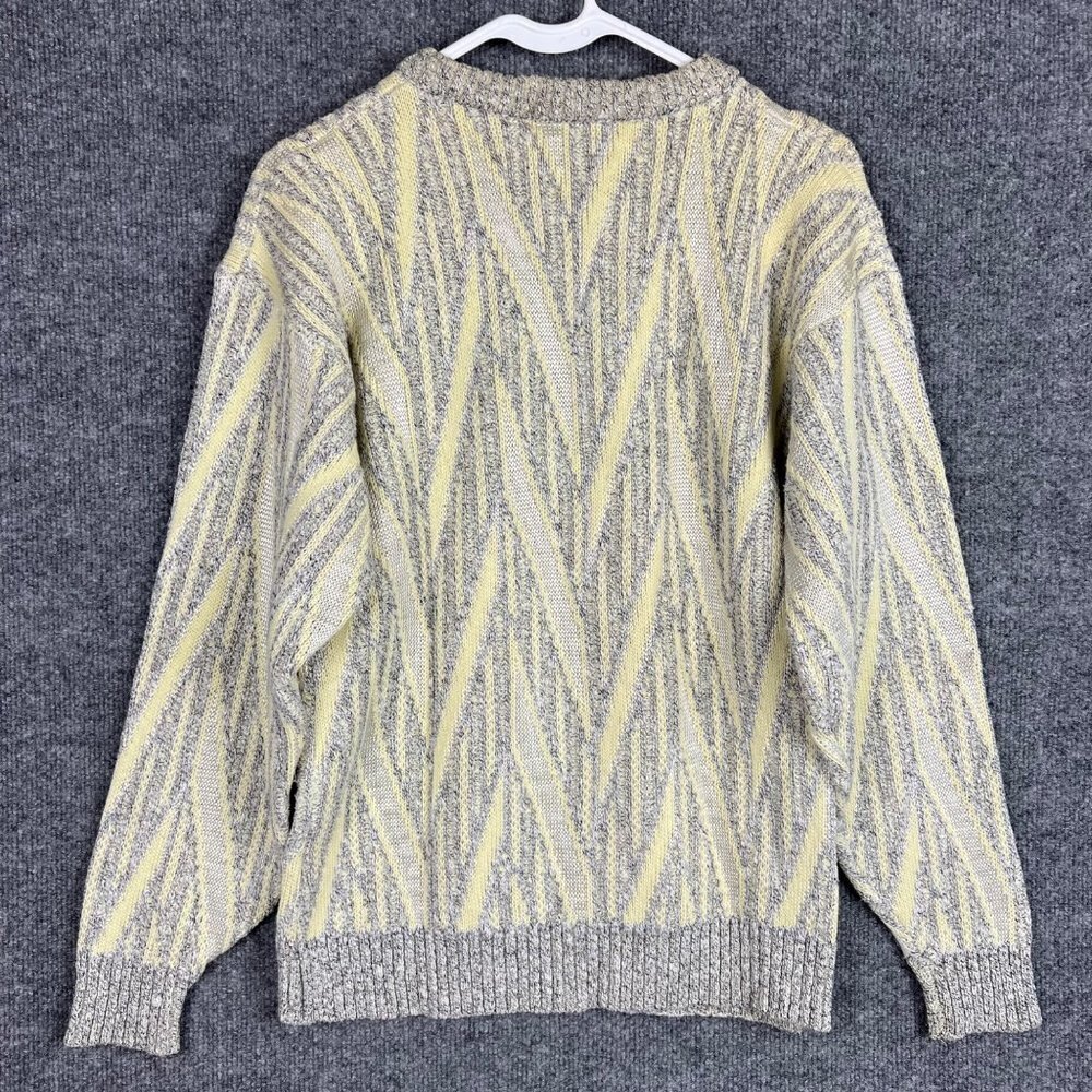 Women's Cream and Gray Sweater - Picture 2 of 9
